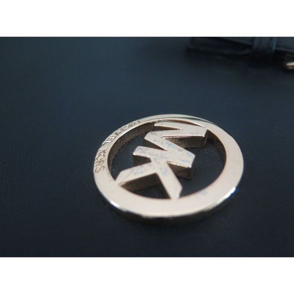 Michael Kors 35H3GTVT7T Large Black Saffiano North/South Jet Set Travel Bag $360 - Picture 11 of 12